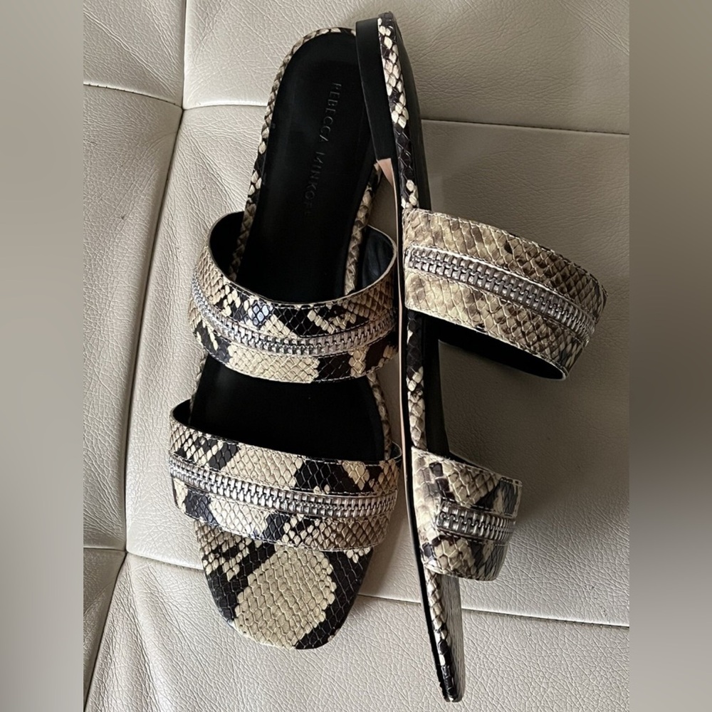 Rabeca Mikoff Snakeskin Patterned Women's Sandals
